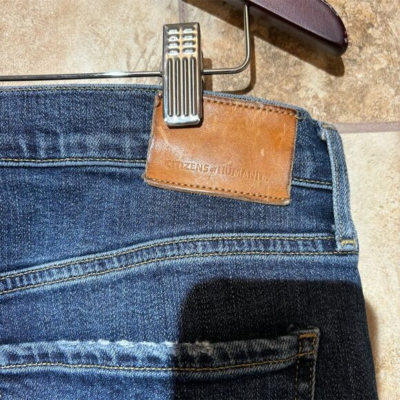 Citizens of Humanity Emerson Straight Jeans Medium Wash Blue Size M - Picture 7 of 10